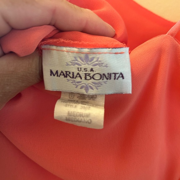 pink side ruffle dress - Picture 5 of 6